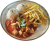 Ragú z tofu, 1/2 ryža 1/2 hranolky