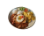 Morčací americký steak s volským okom, ½ ryža ½ zemiakové dukáty, šalátik