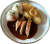 Kuracie prsia, slivková omáčka, ½ ryža ½ dukáty