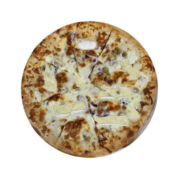 Pizza Hermelínová s cibuľou