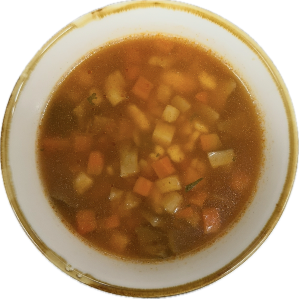 Hlivová so zeleninou a mrveničkou