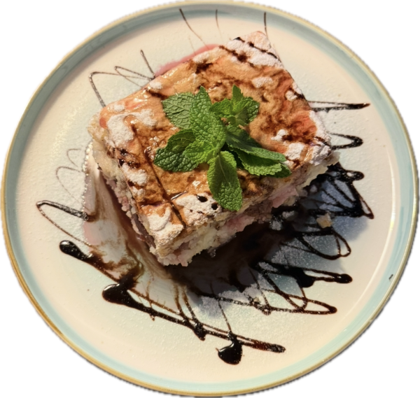 Ryžový nákyp so slivkami a ovocnou zálievkou