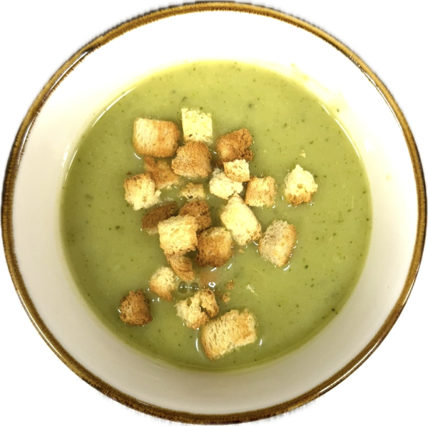 Brokolicový krém s krutónmi