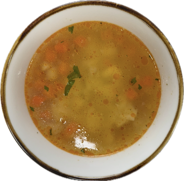 Cícerová so zeleninou a lečkami